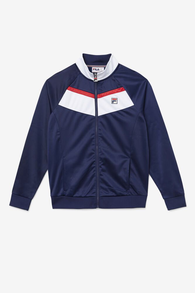 Fila Rudra Jacket Navy - Mens - 61429QUEG